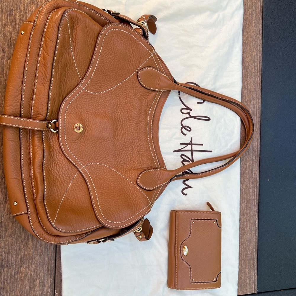 Coke Haan Brown Purse and Wallet